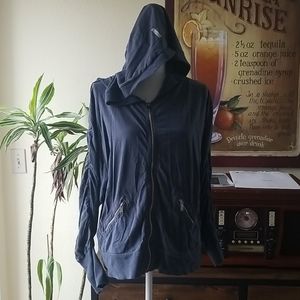 Zella Gray Batwing Hoodie